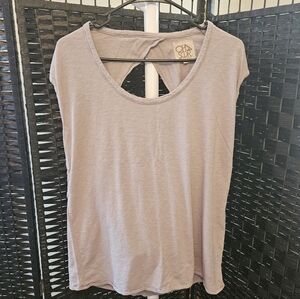 Chaser Light Tan/Gray Short Sleeve Tee